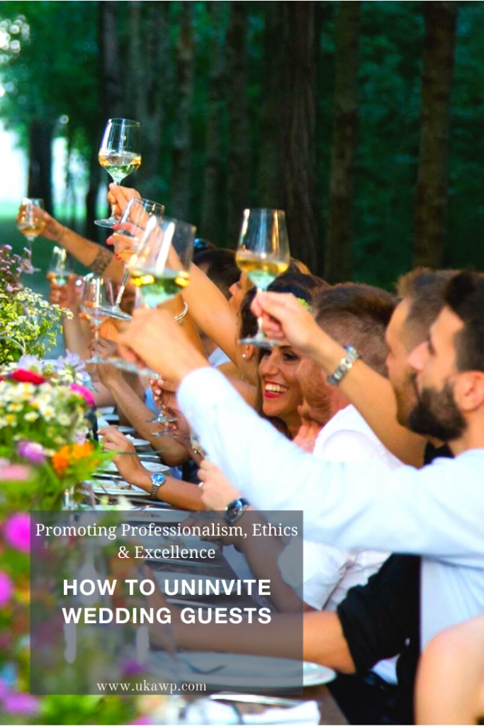uninvite wedding guests