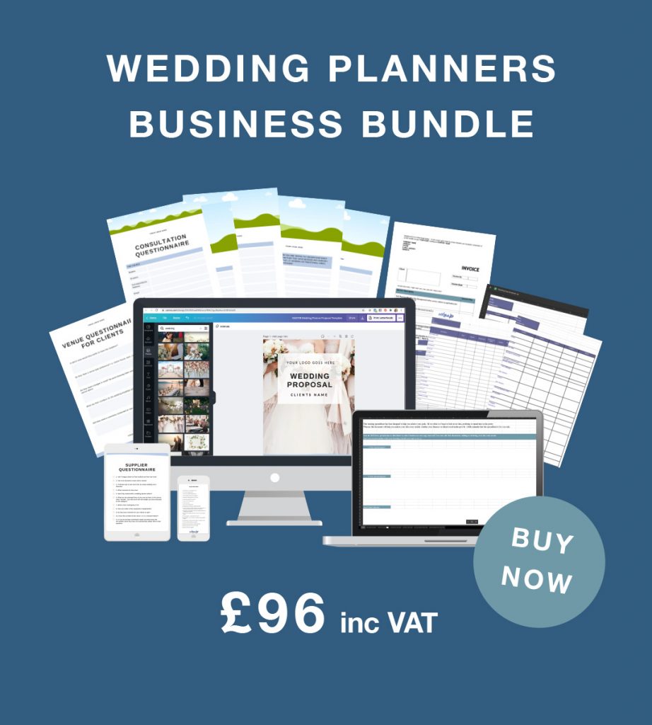 business plan per wedding planner